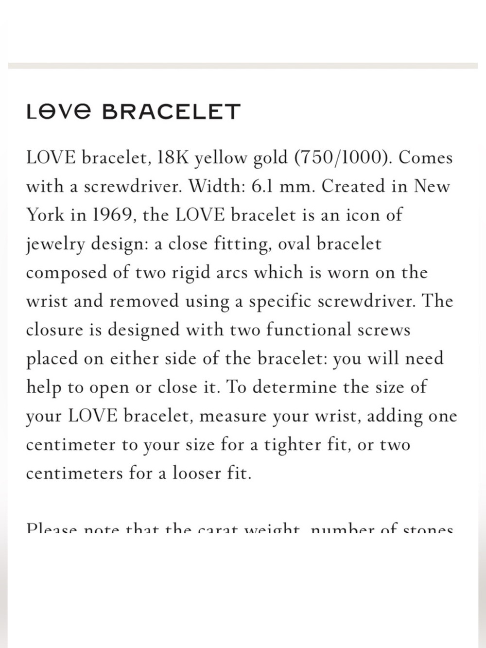 Cartier Gold Love Bracelet with Red Box - Picture 6 of 6